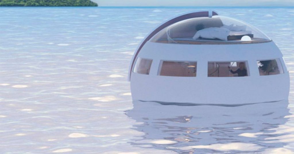 Este hotel te permite flotar por el mar