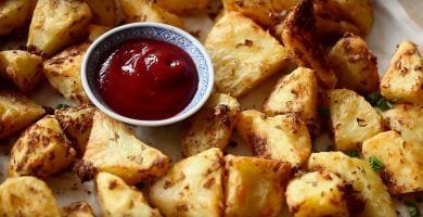 patatas crujientes sin aceite