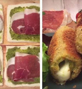 rollitos pan de molde