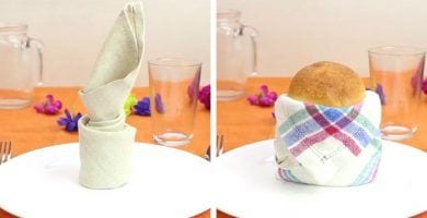 servilletas doblar destacada