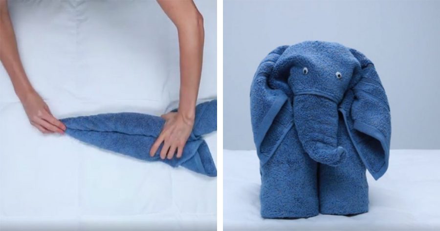 Aprende a hacer estos 4 animales con toallas, perfectos para tu baño