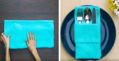 doblar servilletas