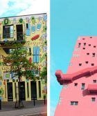 edificios coloridos instagram