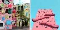 edificios coloridos instagram
