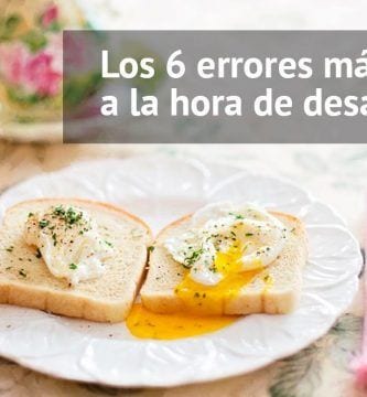 errores desayuno