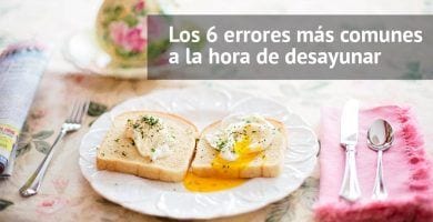 errores desayuno