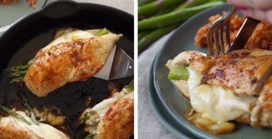 pollo esparragos