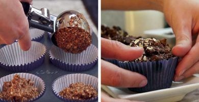 muffins avena chocolate