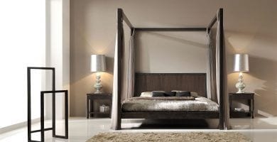 cama con dosel