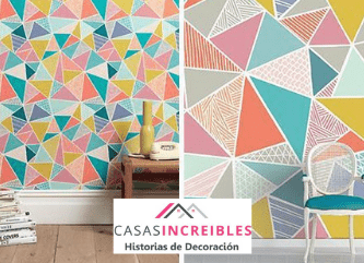 Diseños triángulos paredes