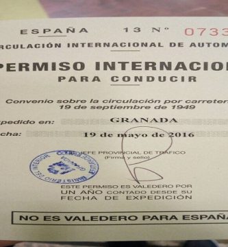 carnet internacional de conducir 1