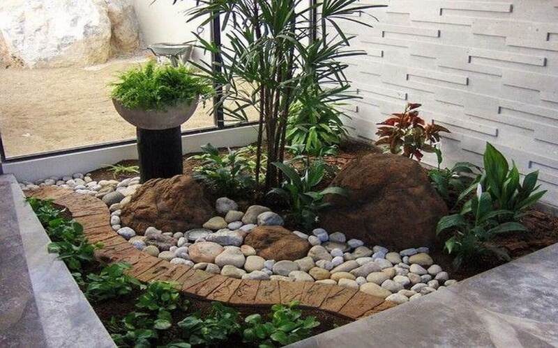 Comparar Aflojar Experto Decoración de jardines con piedras 🏰 - Casas Increíbles
