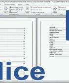 crear indice en Word 1