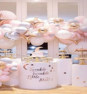 decorar baby shower nina 1