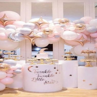 decorar baby shower nina 1