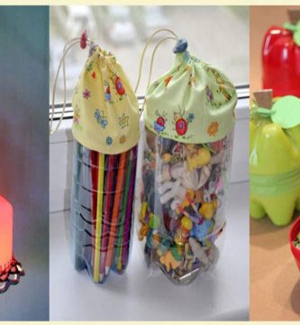 decorar con botellas de plastico 1