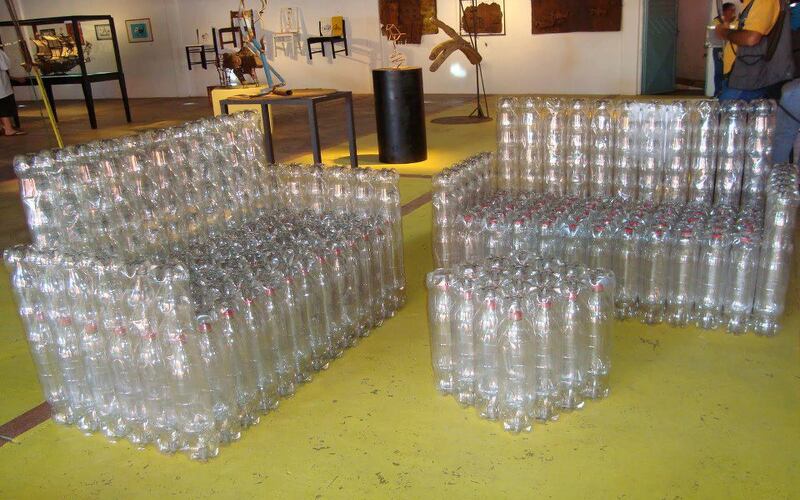 decorar con botellas de plastico 6