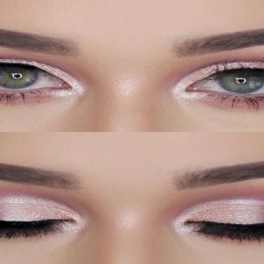 maquillarse los ojos para una boda de dia 1